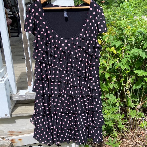 INC International Concepts Dresses & Skirts - INC International Concepts Polka Dot Tiered Dress Women's Size XL